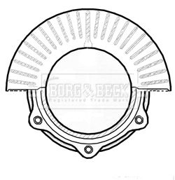 BORG & BECK Piduriketas BBD6021S